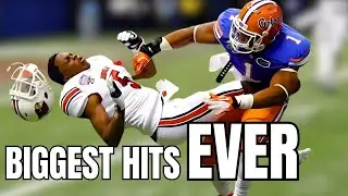 Aussie Reacts to Hardest College Football Collisions EVER!