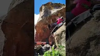 Voil&agrave; 6a+ F.A. Davide Catalano - Bosco Scorace Boulder #bouldering #climbing #sicilia #sicily