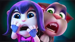 A SPOOKY SURPRISE! 👻🎃😩 | TALKING TOM SHORTS | WildBrain Kids