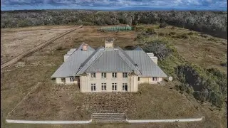 Abandoned mansion on farmland in Northeast Tasmania revisited.