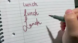 White noise & ASMR | 打邊爐寫字 Hotpot Lunch | 英語生字學習 vocabulary Learning