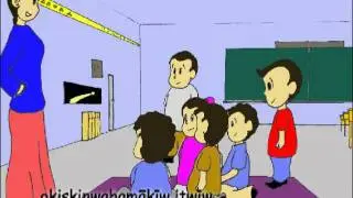 I go to school - Cree animation