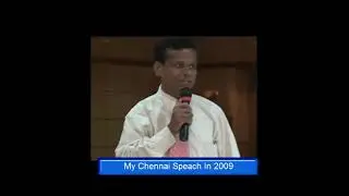 MyVideoTalk Memories : My Chennai Speach in 2009