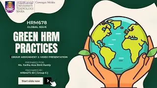 HRM678 [GREEN HRM PRACTICES]