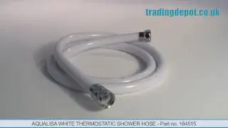 TRADING DEPOT: Aqualisa White Thermostatic Shower Hose Part no: 164515