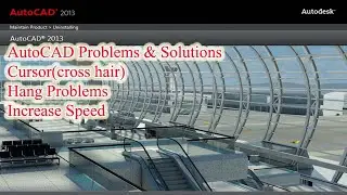 AutoCAD problems & Solutions | Cursor(cross hair) | Hang Problems | Increase Speed | Shahzad Drafter