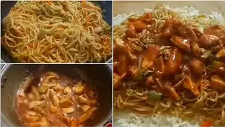 Singaporean Rice Recipe | Singaporean Rice With Chicken And Noodles | Cook With Lubna ❤️