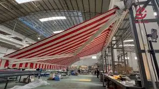 Retractable Awning--weather-resistant materials