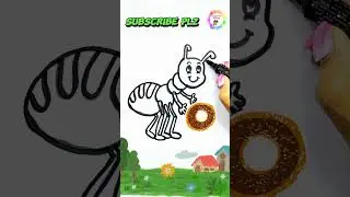 How to draw Ant easy || fun drawing || how to draw insect #trending #viral #ant #animal #shorts