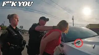 Bodycam POV: Traffic Stop Escalates After Stolen Vehicle Alert