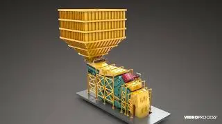 Hopper discharging and product screening system for iron ore & DRI plants