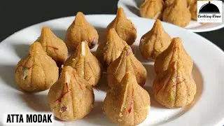 Atta Modak Recipe | गेहूँ के आटे के बहुत ही स्वादिष्ट मोदक | Instant Modak Recipe