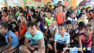 TELETHON A L'ECOLE LES GIROFLES A ST BENOIT