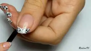 LEOPARD FRENCH MANICURE