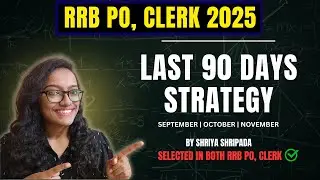 90 DAYS RRB PO/CLERK 2025 STRATEGY | BEST MONTH-WISE PLAN ON YOUTUBE WITH SOURCES  #rrbpo #rrbclerk