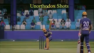 Cricket 24 All Unorthodox Shots in C24| New Shots PS5 |