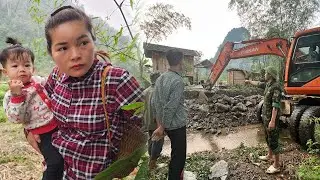 Repaying the 80-year-old woman who raised him - returning to build a dike for his wife