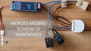 INTERRUTTORE SMART MEROSS MSS810 A MURO. FUNZIONA CON GLI SMARTWATCH CON GOOGLE ASSISTANT!!!