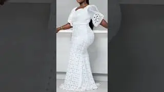 Elegant white lace styles Part One #lacegowns  #africanfabric  #whitelace #viral_video #fashion