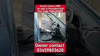 Suzuki Cultus 2009 for sale in Mansehra KpKPost Code C1504202509 #pakistanrealestate #samama