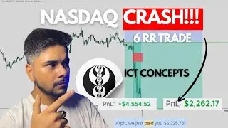 NASDAQ CRASH- 1:6 RR -LOGIC BREAKDOWN- ICT CONCEPTS