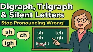 Digraphs, Trigraphs & Silent Letters | Easy English Phonics for Beginners