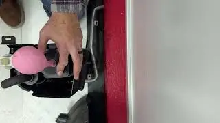Testing airflow through a Ferrari 488 EVAP canister with a balloon