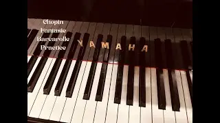 Chopin Fantasie, Barcarolle Practice
