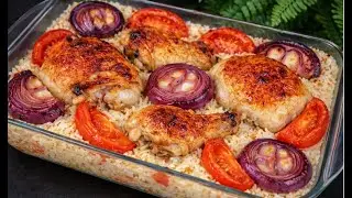 A flavor explosion! I never thought chicken rice could be SO delicious! Easy dinner. Top 3 recipes.