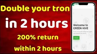 Double Your Tron trx in 2 hours | Crypto Double Your Money in just 2 hours