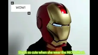 MK7 Iron Man Wearable Helmet Chinese Voice Control，English version coming soon