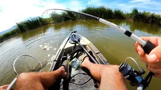 2 d&iacute;as de pesca en kayak y embarcado en M&eacute;xico, pescando lobinas con @Mexangler , pesca urbana