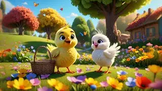 Seven Cheeky Chicks in a Crayon House | Chick Song for Kids | Fun Nursery Rhymes and Learning