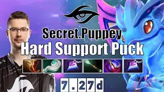 Puck | Secret.Puppey | Hard Support Puck | 7.27d Gameplay Highlights