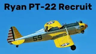 Ryan PT-22 Recruit | LOW FLYBYs | 4K | Czech Heaven 2025