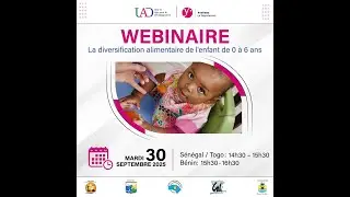 Webinaire &ndash; La diversification alimentaire de l&rsquo;enfant de 0 &agrave; 6 ans