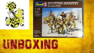 PhilTG Unboxing Revell 02512 Scotish Infantry WW 2 II 8th Army 1/72 1:72 Tabletop Diorama Wargame