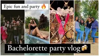 My Bachelorette Party Vlog | Pool | Surprise cake | Private villa | Satara