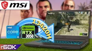 MSI Thin 15 Gaming Laptop Review In Hindi 2025 | Intel i5-13420H + 6GB RTX 3050 + 1TB Gen 4 SSD