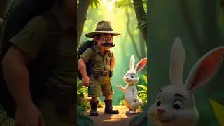 🐰The Smart Trick of the Wise Rabbit #shorts #story #support #viral #ai #cartoon #rabbit  #trending