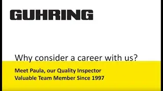 Considering a career with Guhring?