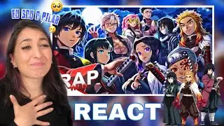 #REACT Rap dos Hashiras ( Demon Slayer: Kimetsu no Yaiba ) | WLO | Conjunto {Prod.MK}