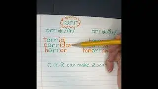 Bossy R Team: ORR #learnenglishphonics #education