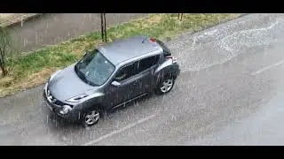 Pljusak u Čačku #čačak #cacak 11.06.2024.godine