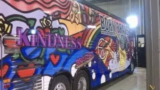 Lady Gaga Launches 'Born Brave Bus Tour' in DC 3-19-13