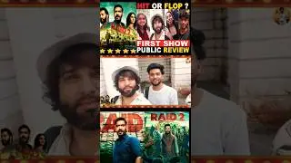 RAID 2 MOVIE FIRST DAY FIRST SHOW PUBLIC REVIEW | RAID 2 PUBLIC REACTION | RAID 2 REVIEW #shorts