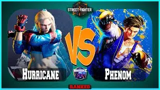 SF6 Hurricane (cammy) vs Phenom (luke) Masterz TV