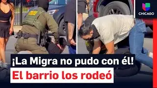 &ldquo;&iexcl;Los latinos somos m&aacute;s!&rdquo;: Inmigrante se enfrenta a ICE y evita arresto