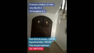 A vendre &agrave; Kelibia El fatha une villa 2S+5