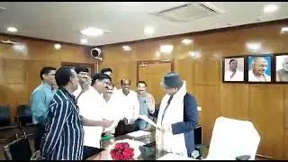 Courtesy Call to Hon'ble General Manager/ECoR by General Secretary/ECoRSU Shri P K Patsahaniji